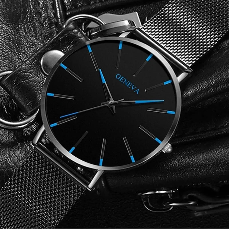 ⌚: Ultra Thin Quartz Watches For Men - Premium Minimalist Timepiece
