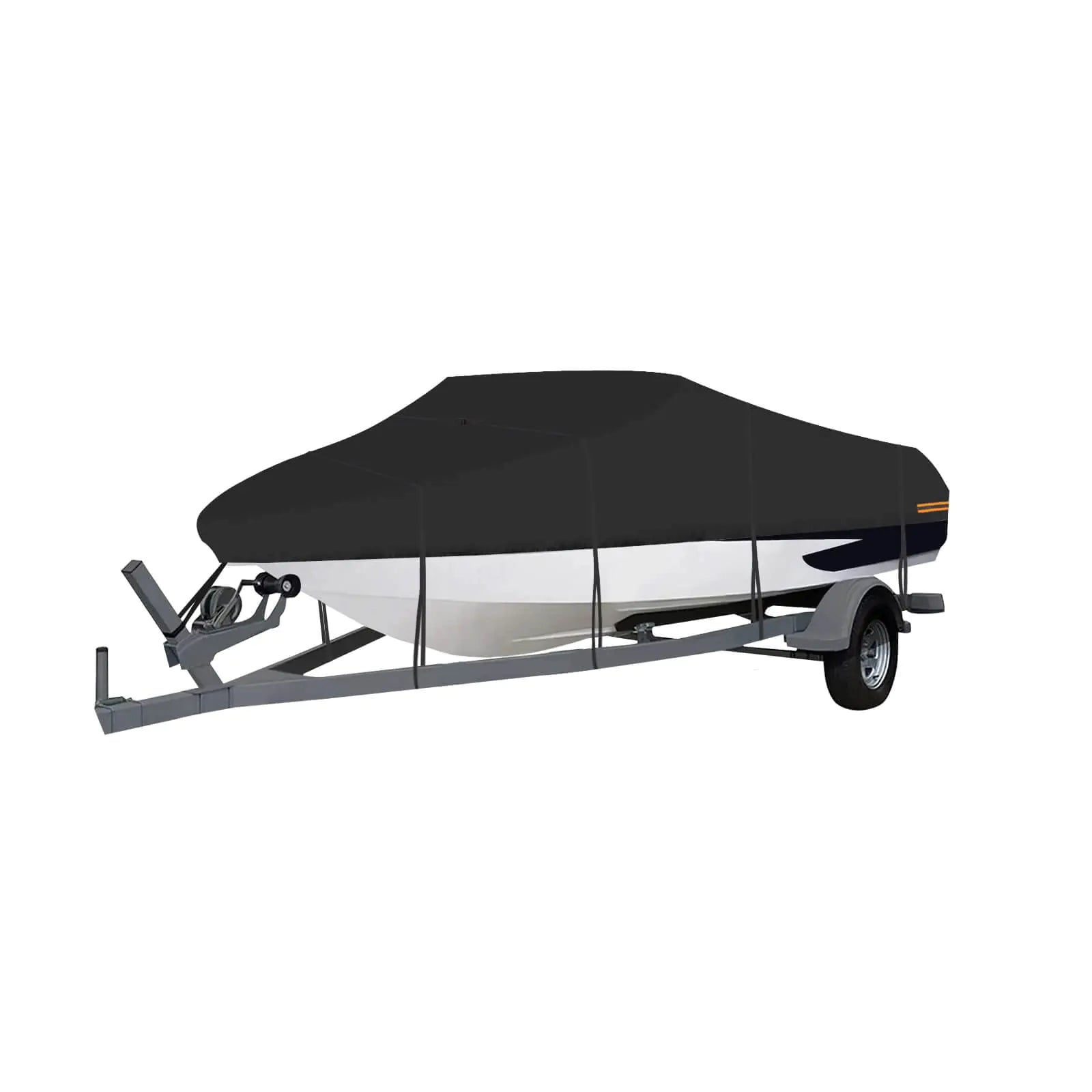 ⛵: OutdoorLines Waterproof Boat Cover 12-14ft - Heavy Duty UV Resistant Trailerable Protection