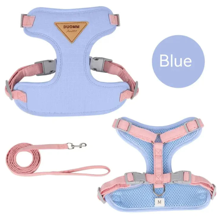🦮: Small Dog Anti-Breaking Harness & Leash - Secure Safety Set