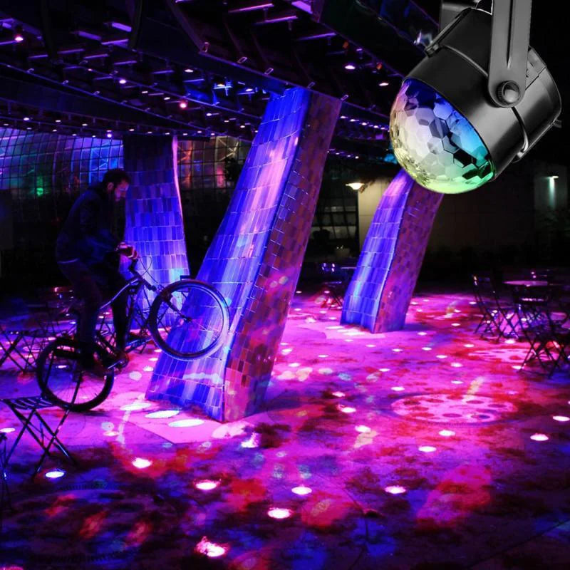🕺: Disco Party Lights Strobe LED DJ Ball - Sound Activated Dance Lamp