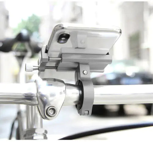 🚴: Aluminum Phone Bike Mount Holder - Secure Cycling Phone Stand