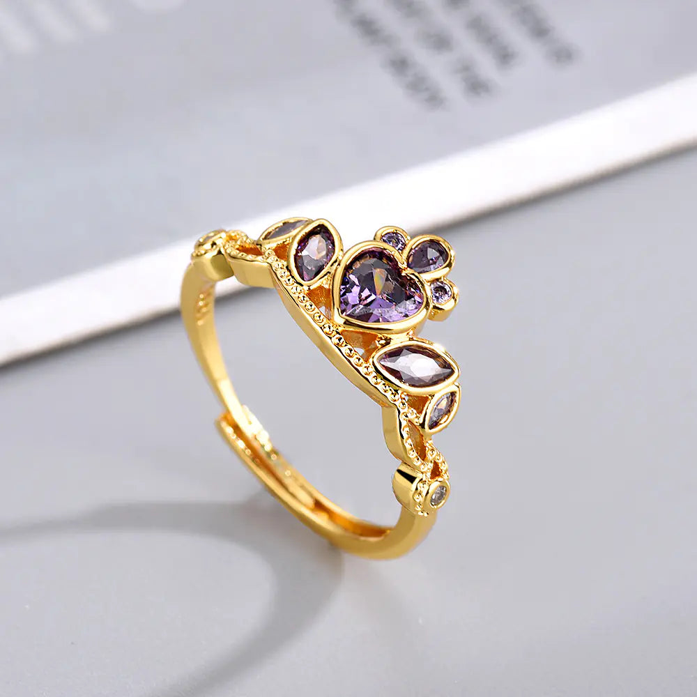 💎: Love Princess Zircon Wind Ring - Romantic Fairy Tale Jewelry
