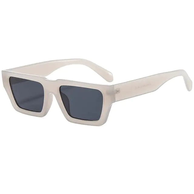 🔲: Vintage Square Frame Sunglasses - Hip-Hop Retro Style UV400