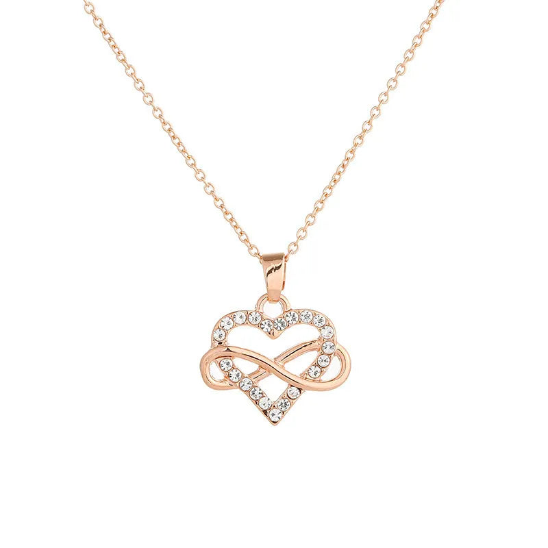 💕: Simple Love Shaped Collarbone Neck Chain