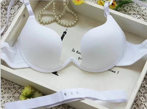 🌸: Japanese Style Deep V Push-Up Bra - Elegant Lift & Support