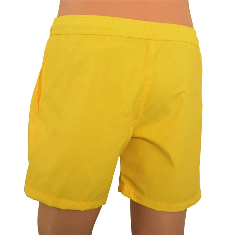 🌊: Men's Color-Changing Beach Shorts - Quick Dry Magic Swim Trunks