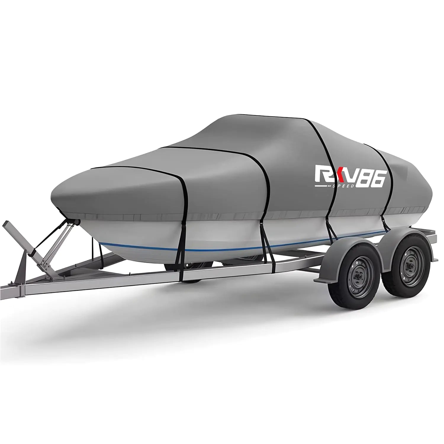 ⛵: RKV86 Boat Cover 20-22ft - 600D Oxford Waterproof Marine Grade Protection