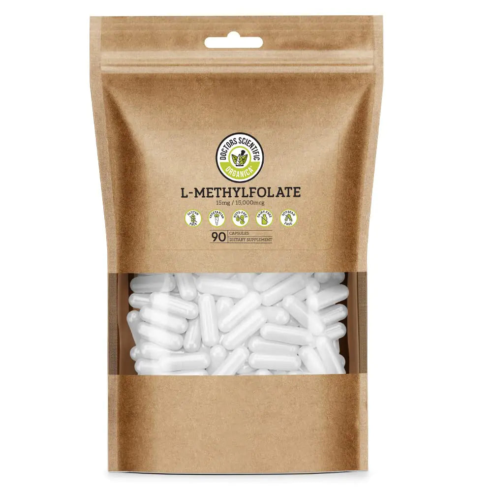 💊: DSO L-Methylfolate 15mg - Premium 5-MTHF Supplement 90 Vegan Capsules
