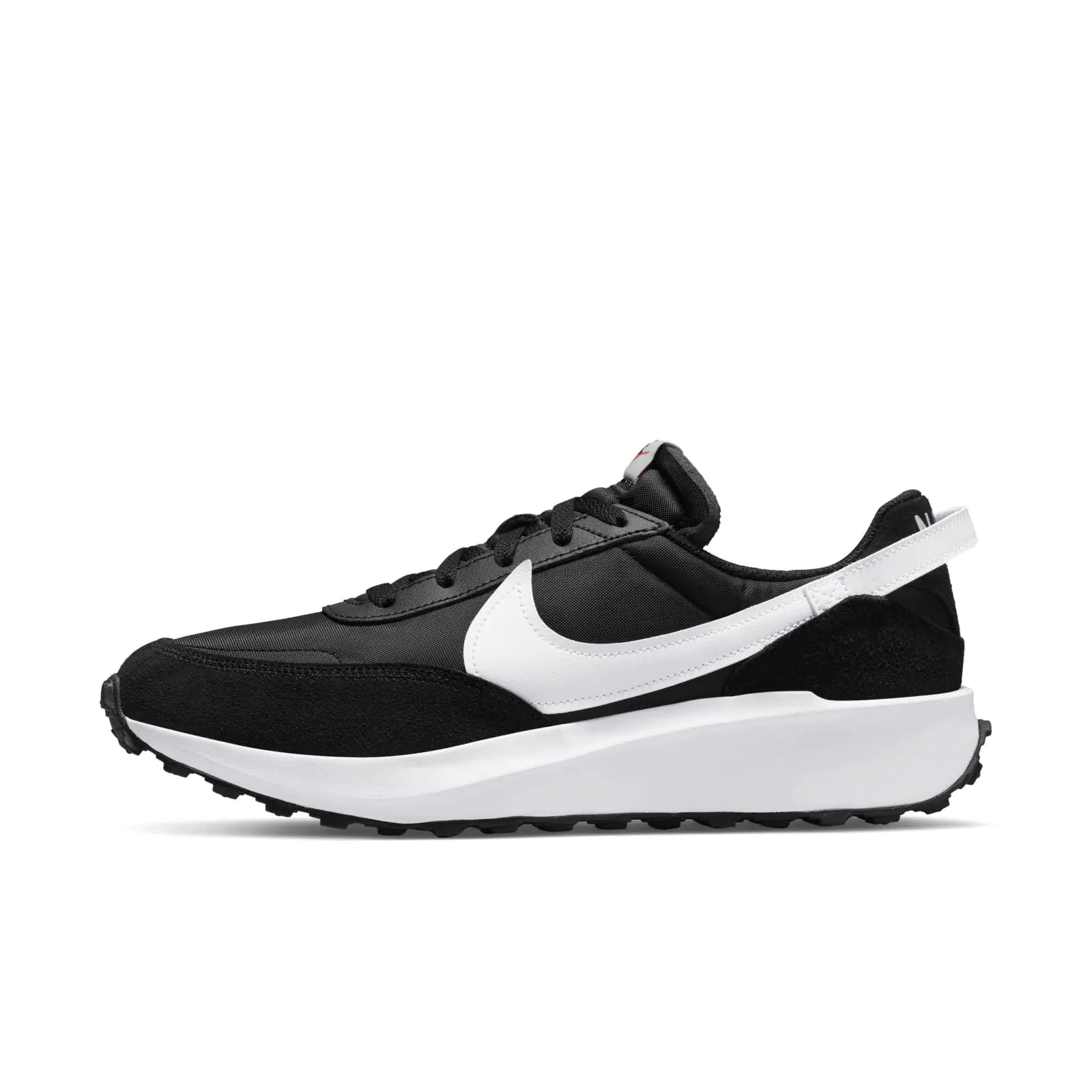 👟: Nike Waffle Debut Men's Running Shoes - Black/White/Orange Size 10 UK
