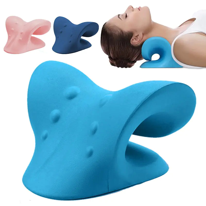 💆: Neck Stimulator Pillow Massager - Therapeutic Sleep Support Device