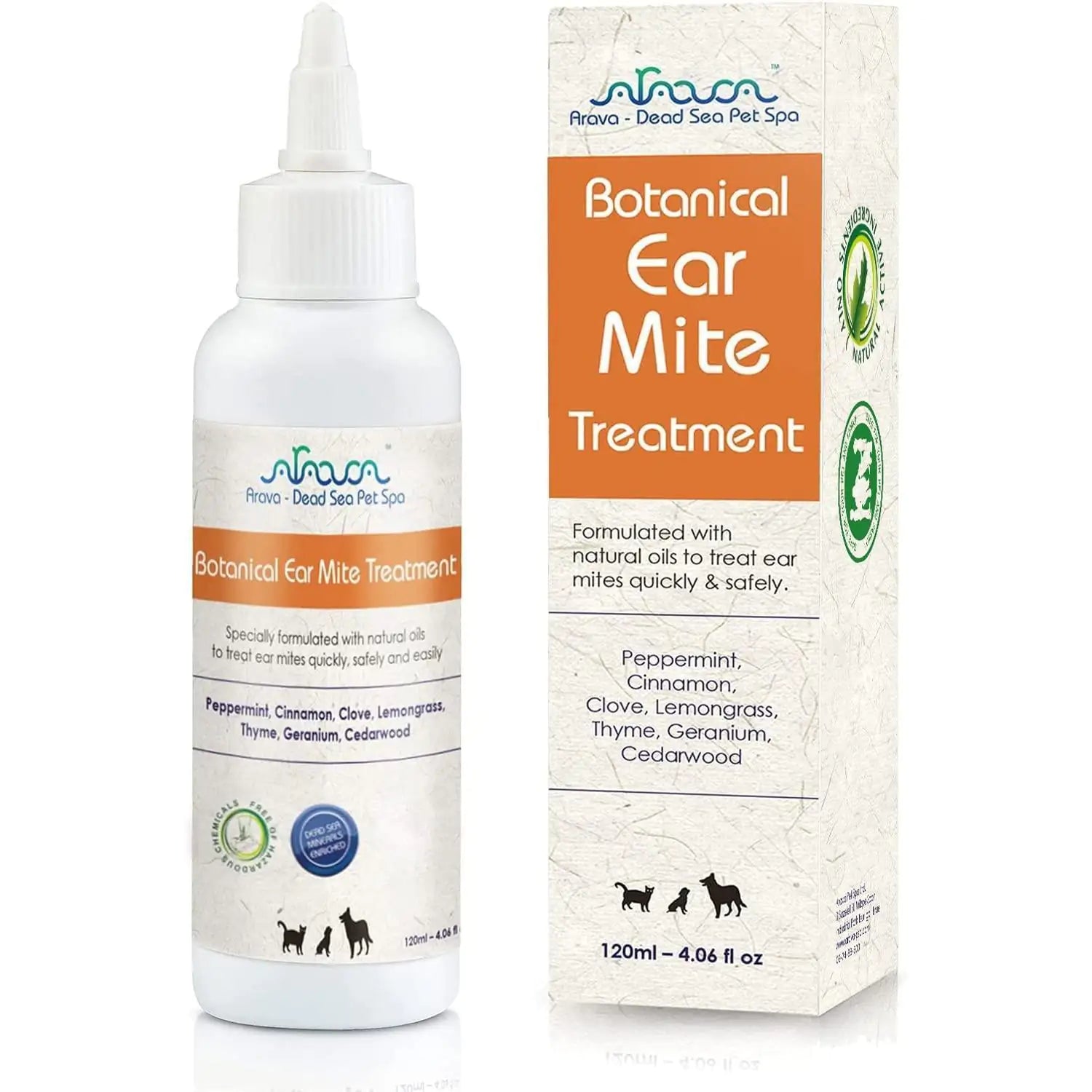 🦻: Natural Ear Mite Treatment - Dogs & Cats Ear Infection Cleaner
