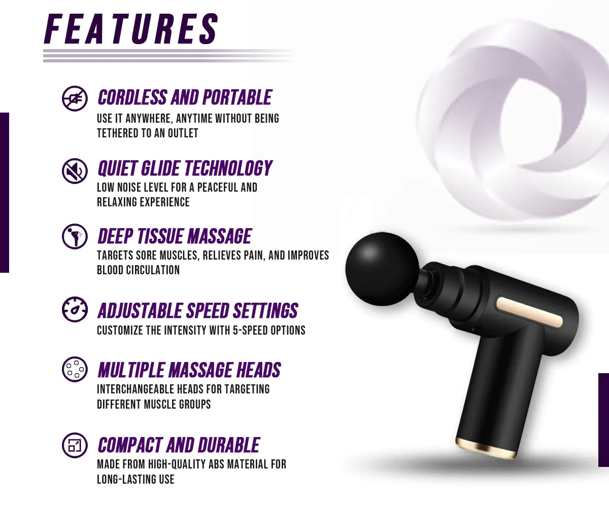 💪: Muscle Massage Gun - Professional Deep Tissue Recovery Device