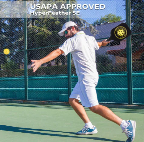 🏓: UV Print Pickleball Paddle Set - Complete Poplar Wood Kit with Balls & Storage