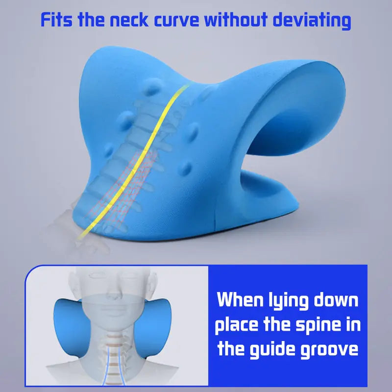 💆: Neck Stimulator Pillow Massager - Therapeutic Sleep Support Device