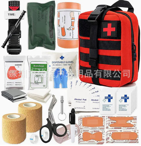 🎯: 216-Piece Professional Survival Kit - Complete Emergency Gear with MOLLE Tactical Pouch