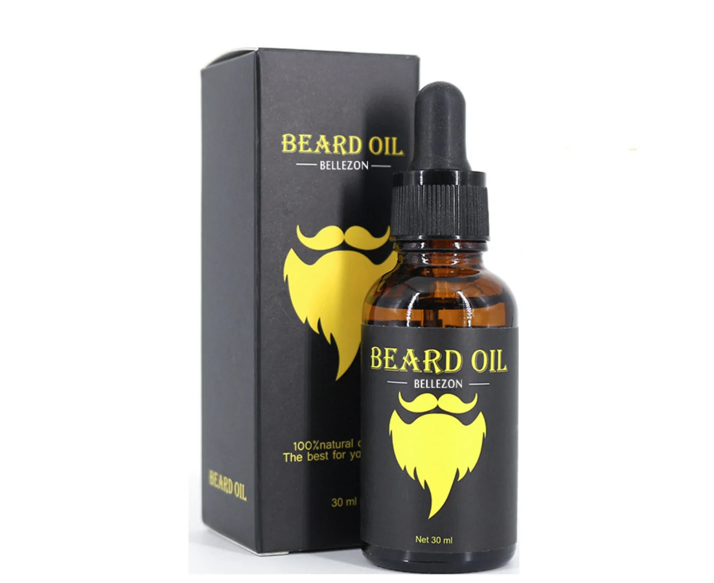 🧔: Men Beard Growth Oil Kit - Complete Nourishing Care System