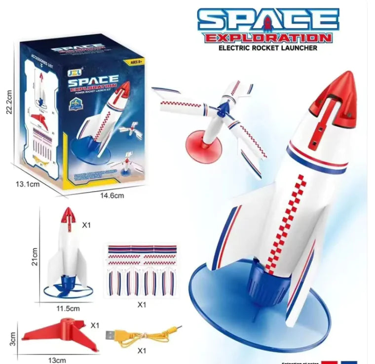 🚀: Kids' Space Rocket Launch Toy