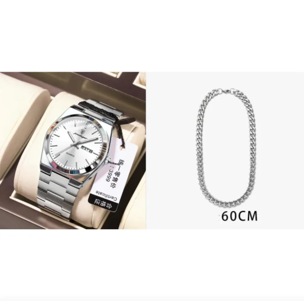 ⌚: Ultra-Thin Waterproof Men's Quartz Watch - 5mm Slim Profile 50M Resistant