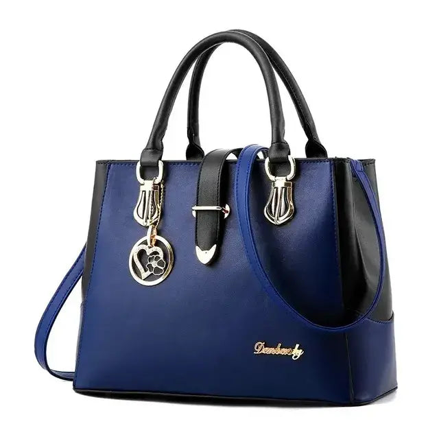 👜: Women's Contrast Simple One Shoulder Handbag