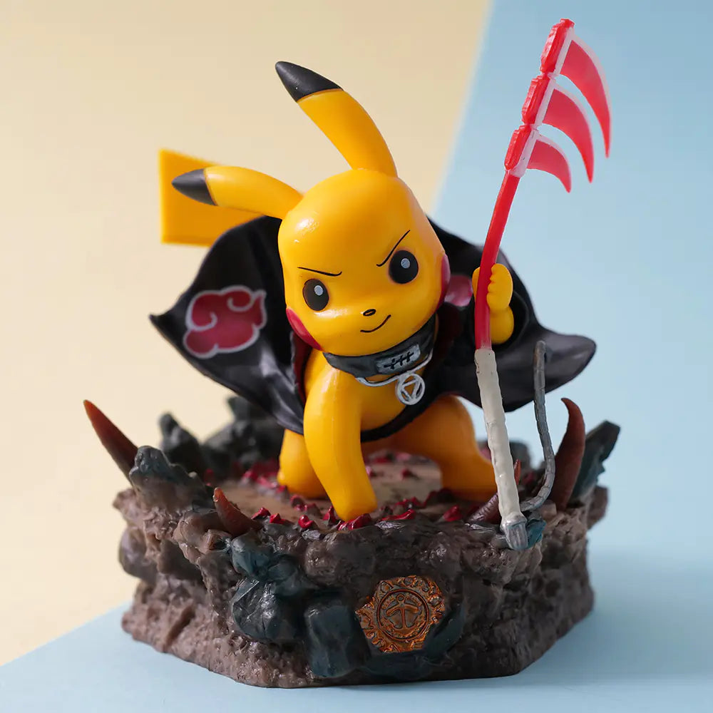 🎮: Pikachu Cosplay Figure - Naruto Hidan Model Toy