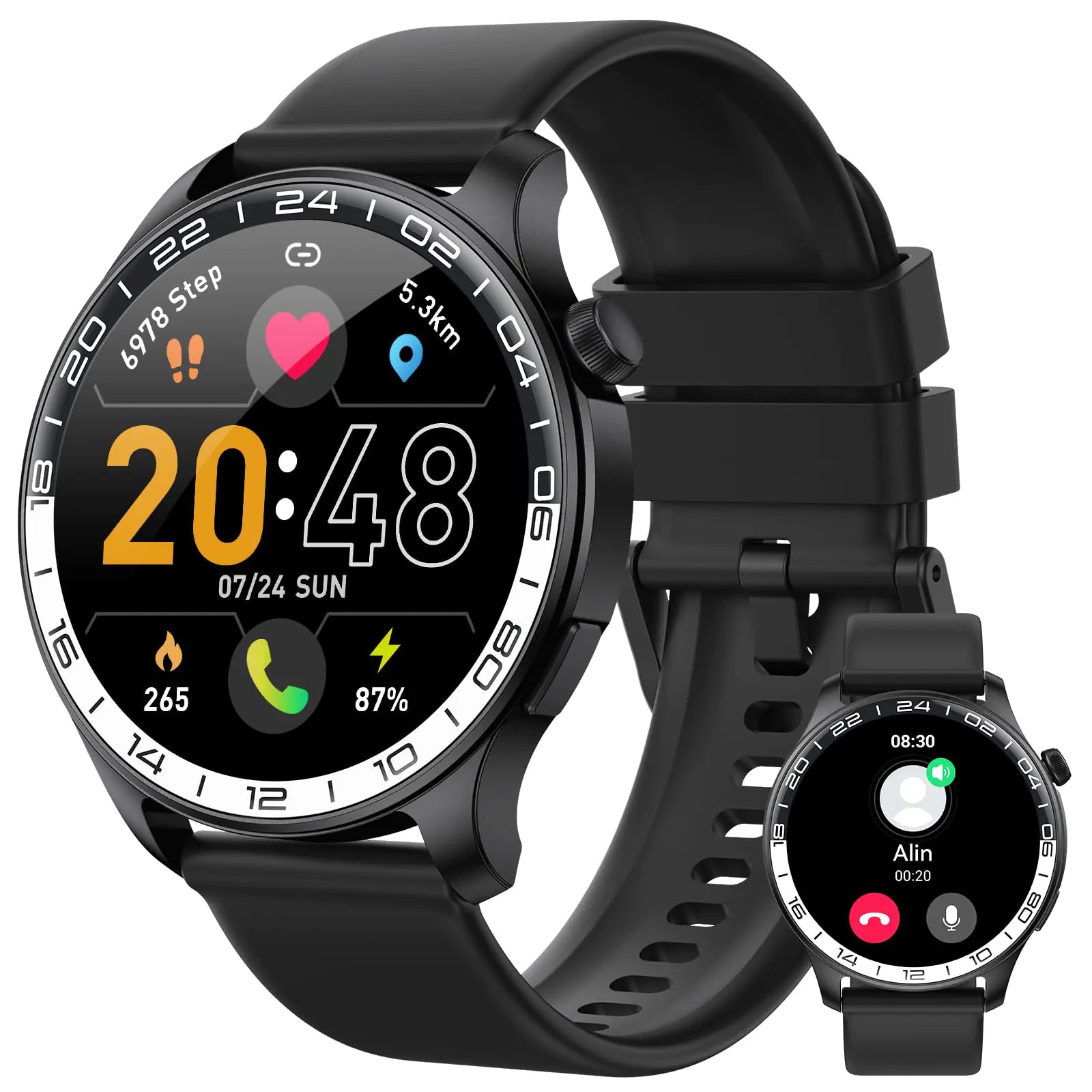⌚: Smart Watch 1.43" - Advanced Fitness Tracker with Call Function & 110+ Sports