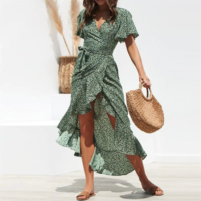 👗: Summer Beach Maxi Dress - Flowing Resort Wear for Women
