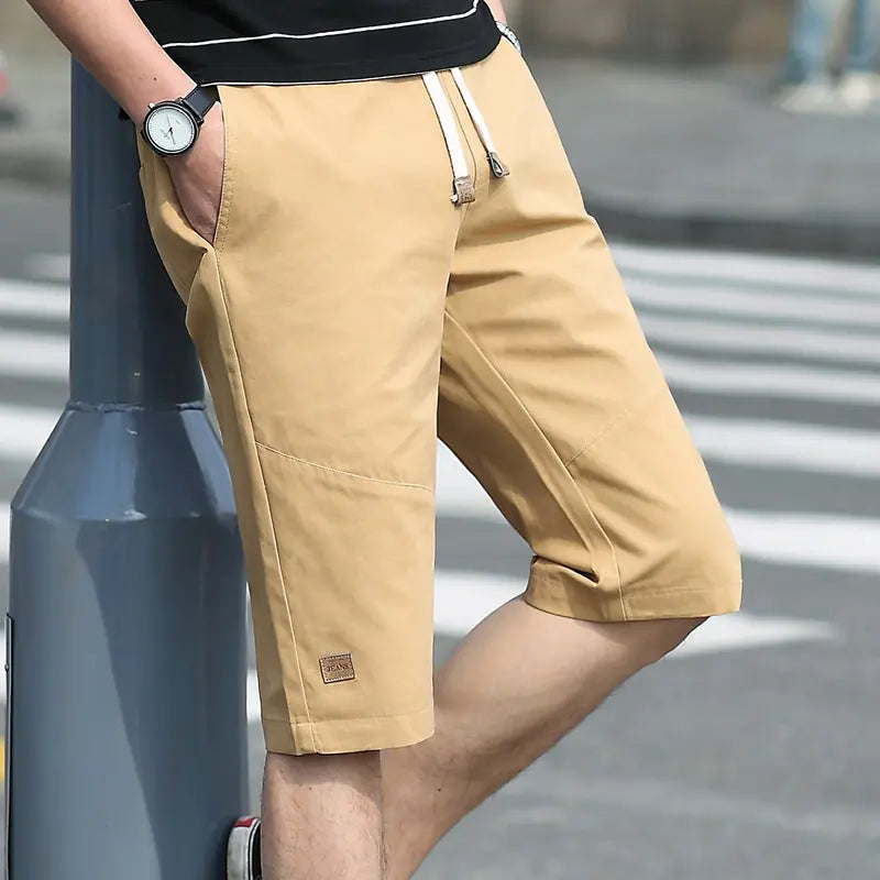 🩳: Casual Cotton Loose-Fit Five-Point Sports Pants