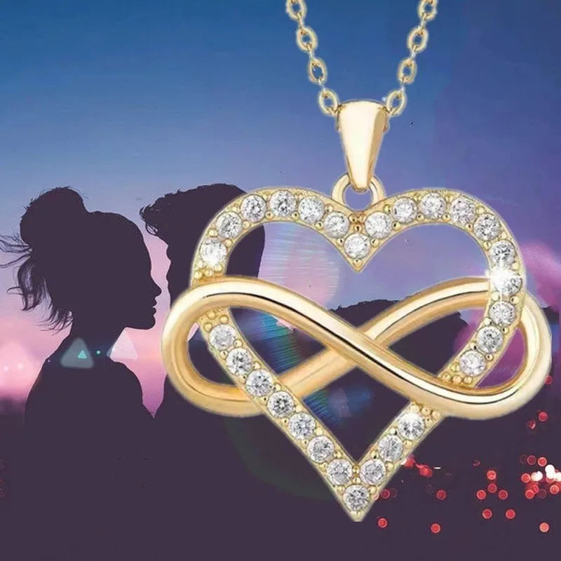 💕: Simple Love Shaped Collarbone Neck Chain