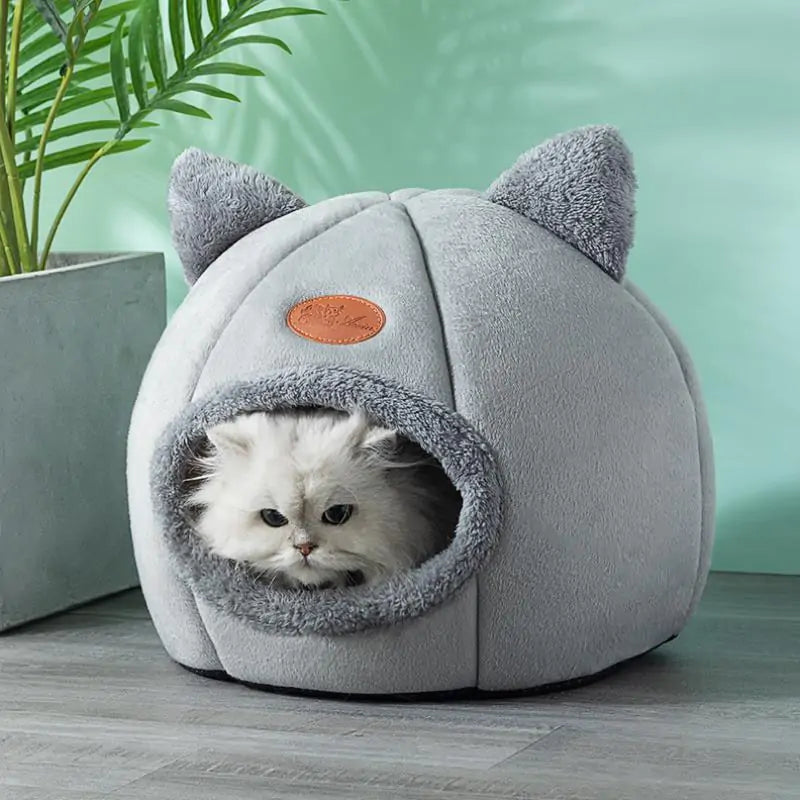 🏠: Pet Nest with Inside Cushion - Cozy Cave-Style Comfort