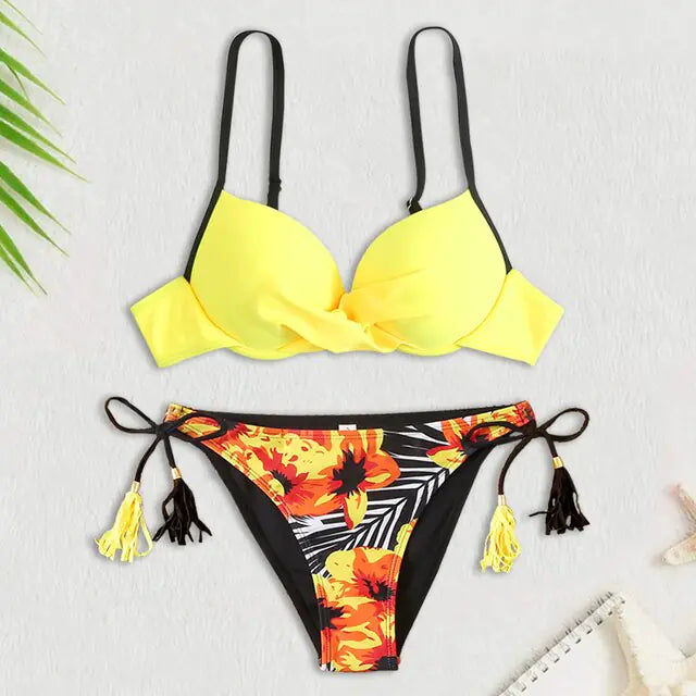 👙: Sexy Push-Up Bikini Set