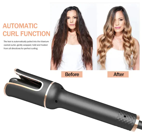 💇‍♀️: Black Electric Curling Iron - Professional Hair Styling Tool