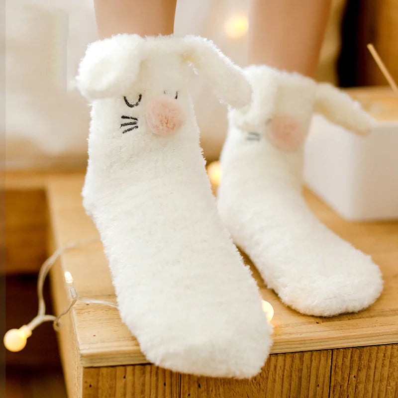 🧦: Thick Warm Floor Socks - Cozy Winter Comfort Footwear