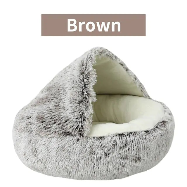 🐱: Plush Round Cat Bed - Luxurious Circular Comfort Haven
