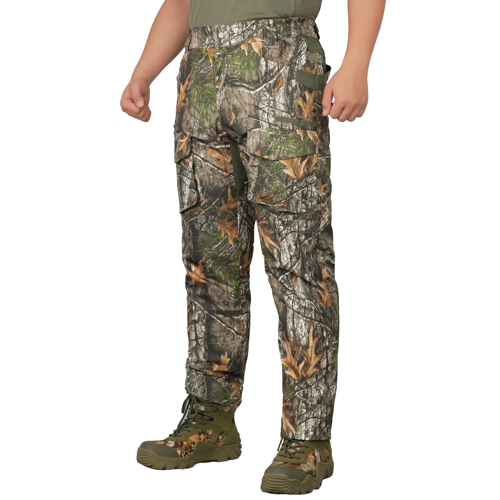 🏹: LOOGU Men's Camo Hunting Pants - Water-Resistant Ripstop with 9 Pockets