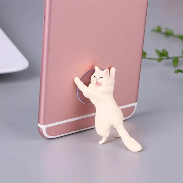🐱: Cat Suction Cup Phone Holder - Reinforced Cute Phone Stand