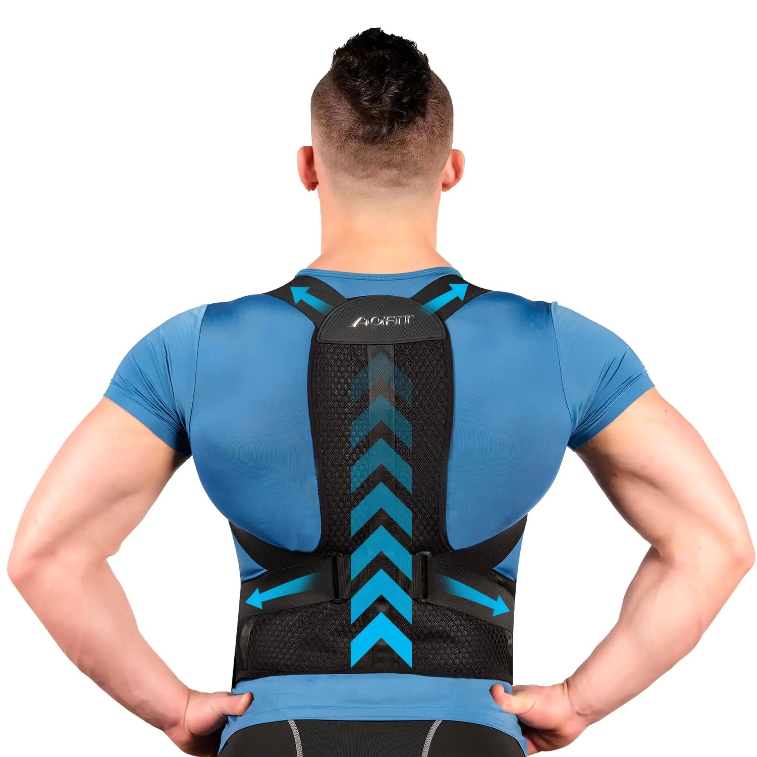 🏥: AOFIT Back Brace Posture Corrector - Breathable Adjustable Support for Men & Women