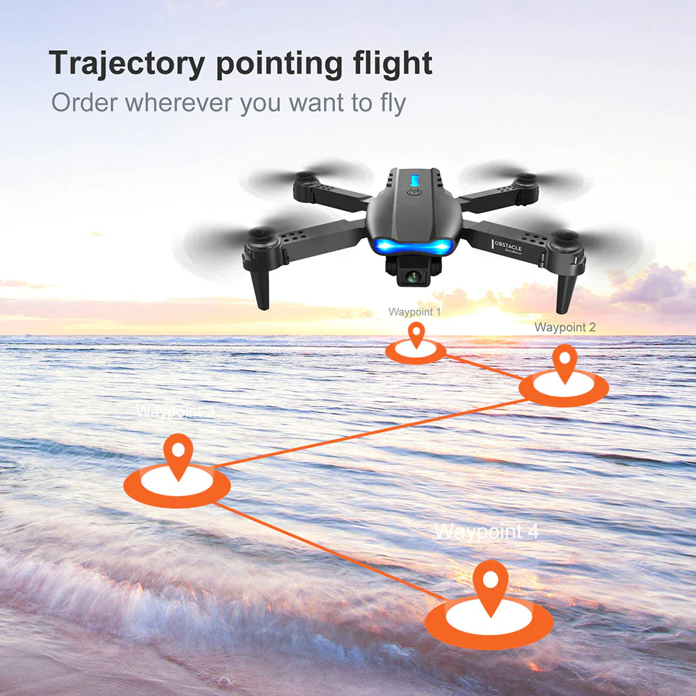 🚁: Drone X Pro 5G 4K GPS - Professional Dual Camera WiFi FPV Quadcopter
