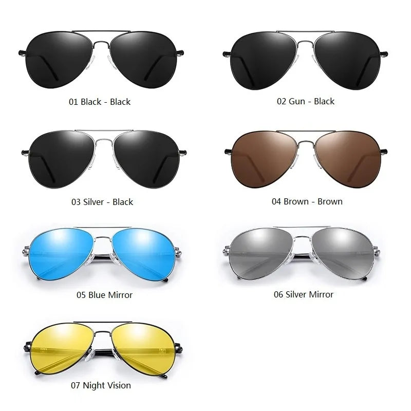✈️: Polarized Sunglasses - Premium Aviator Style with 100% UV Protection