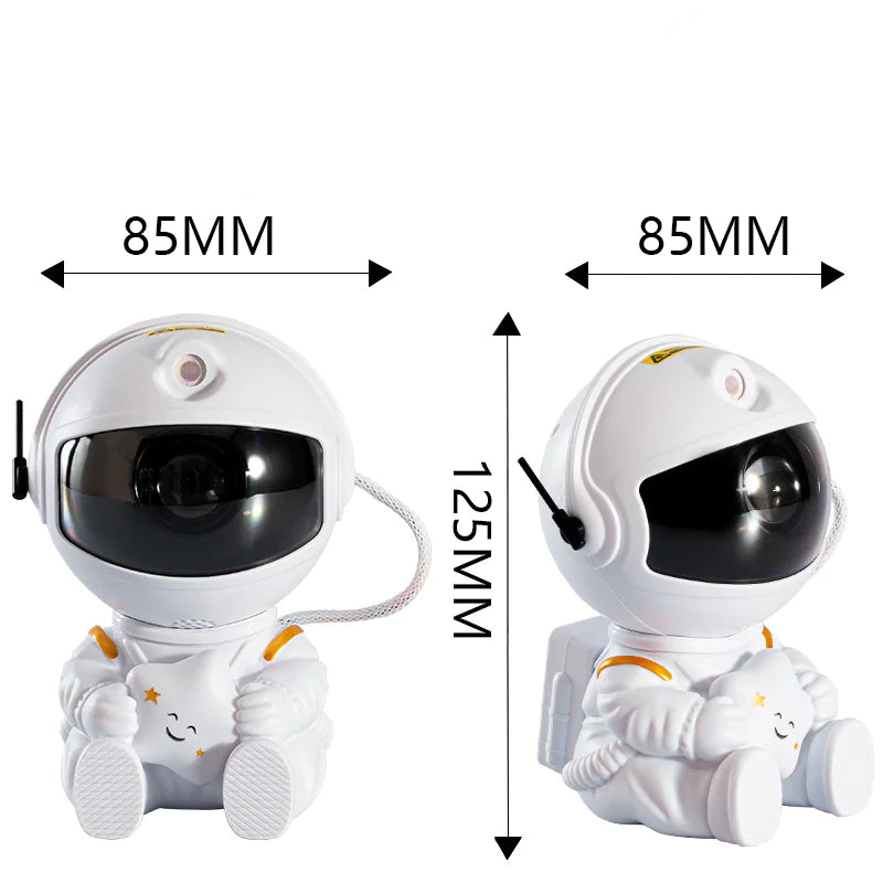 🚀: Astronaut Star Projection Lamp - Galaxy Night Light Cosmic Projector