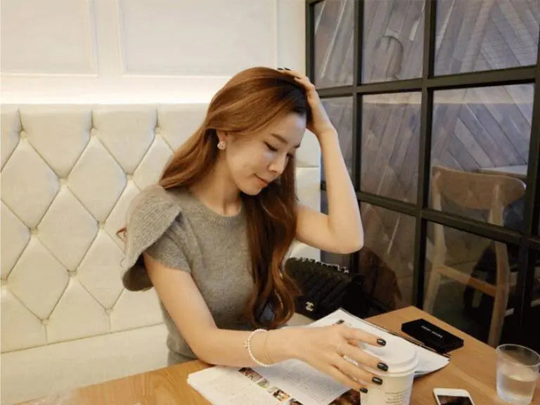 🎀: Korean Style Multi-Layer Pearl Bracelet with Bow - Feminine Fashion Jewelry