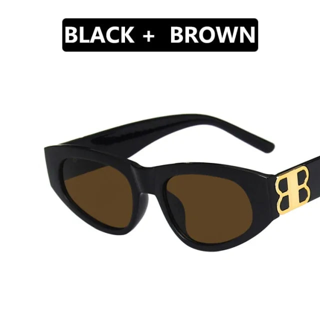 🔲: Small Square Frame Sunglasses Retro - Trendy UV400 Protection