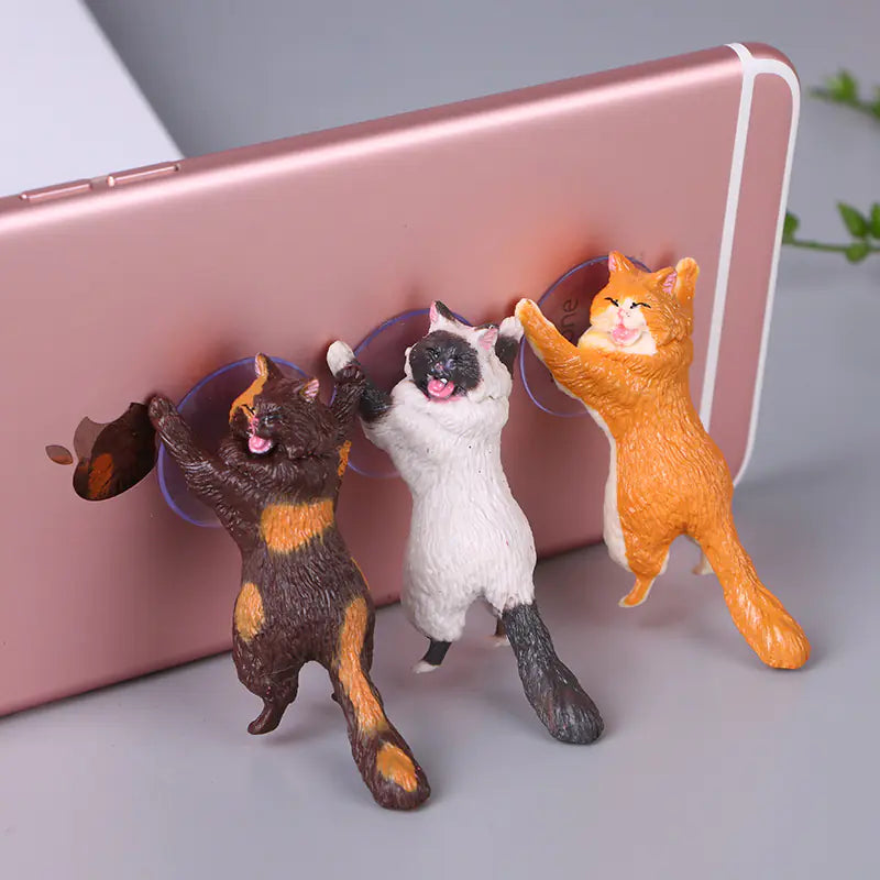 🐱: Cat Suction Cup Phone Holder - Reinforced Cute Phone Stand