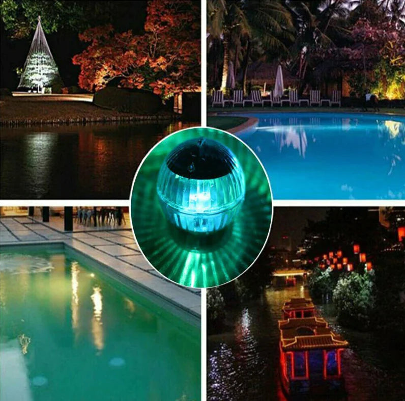 💡: Solar LED Floating Pool Light - RGB Color Changing Garden Pond Lamp