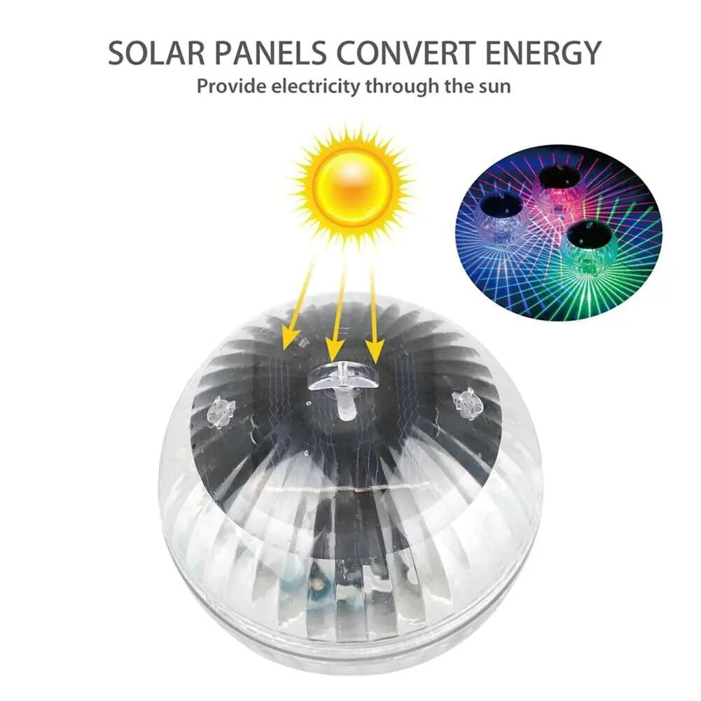 💡: Solar LED Floating Pool Light - RGB Color Changing Garden Pond Lamp