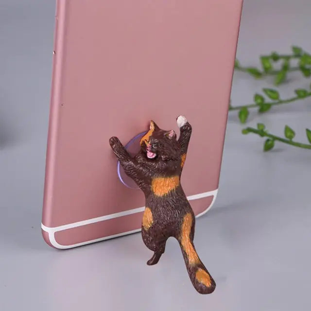 🐱: Cat Suction Cup Phone Holder - Reinforced Cute Phone Stand