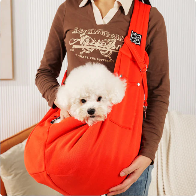 🎒: Pet Crossbody Carrier Bag - Hands-Free Travel Companion
