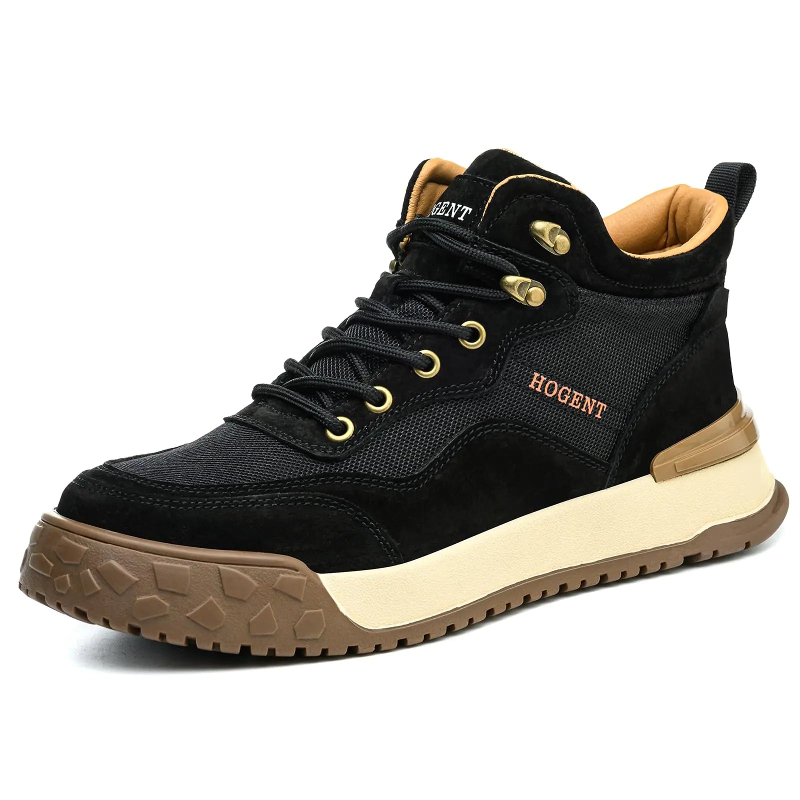 🥾: Hogent Steel Toe Work Boots - Premium Leather Construction Safety Footwear