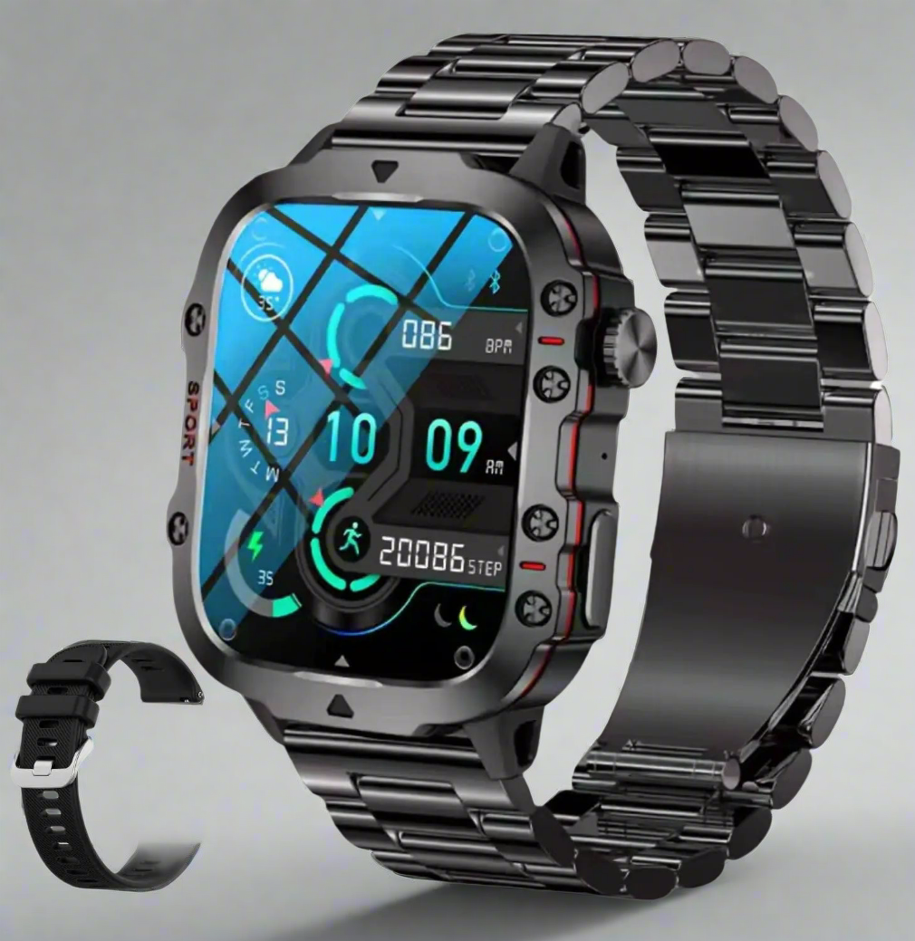 ⌚: DBOGA Smart Watch Men - 1.96" HD Fitness Tracker with 100+ Sports Modes