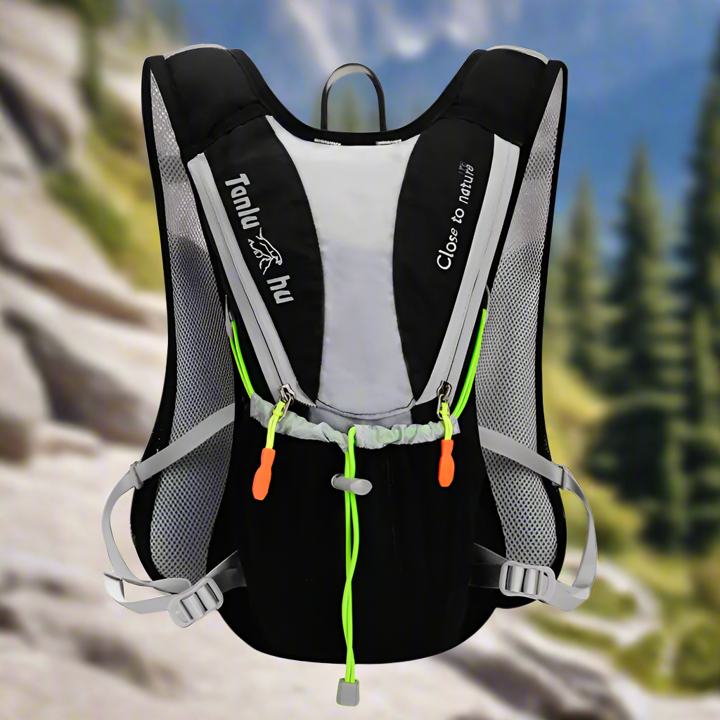 🏃🚴: Hydration Backpack - Dual-Sport Marathon & Cycling Performance Pack