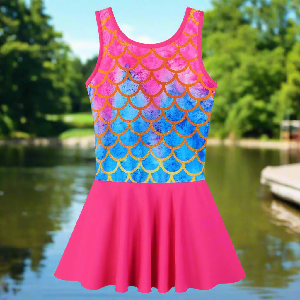 🌺: BAOHULU Toddler Girls Floral Swimsuit - One Piece Dress Swimwear Ages 3-8